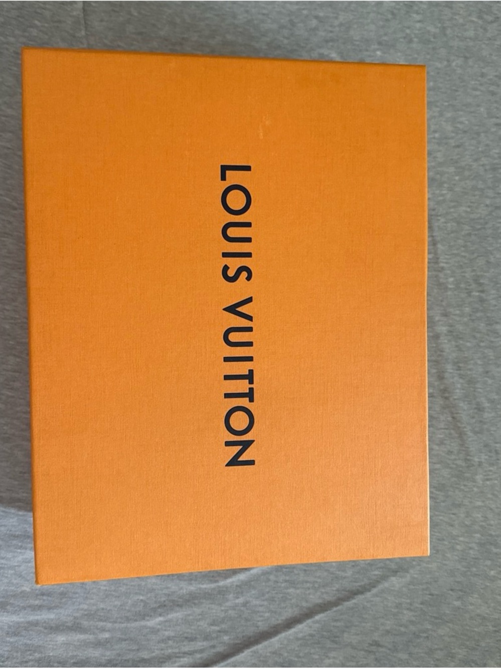 Louis Vuitton Orange Box with Black Logo